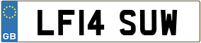 Truck License Plate